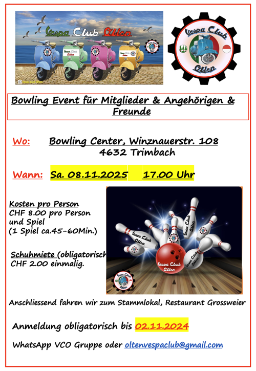 Bowling Event 8.11.2025