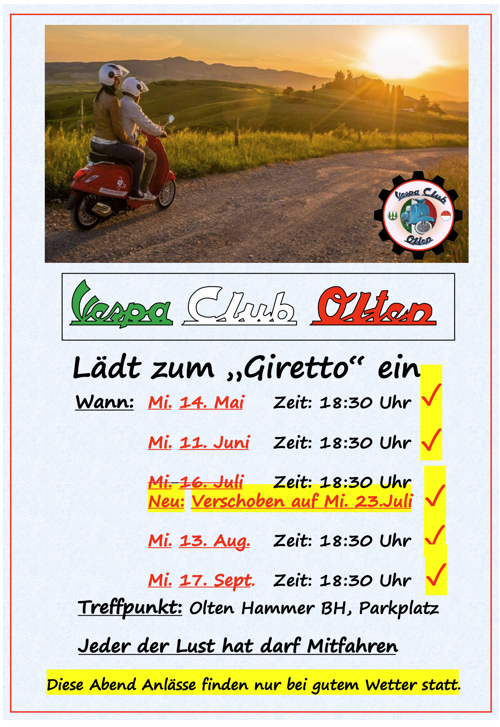 Giretto Programmdaten 2025