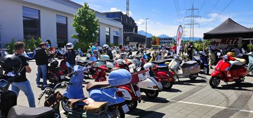 Ausfahrt 31.05.25 mit * Vespa Mythos Club* Rotkreuz&ACE Cafe Rothenburg.
