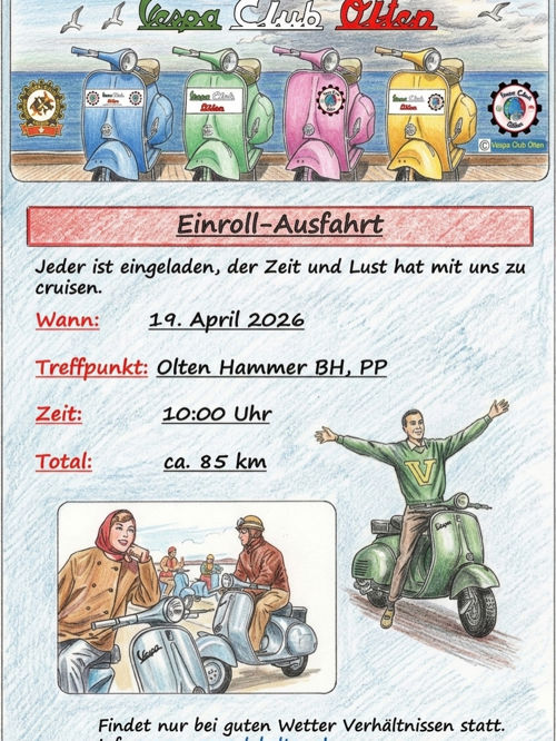 Sonntag - Ausfahrten