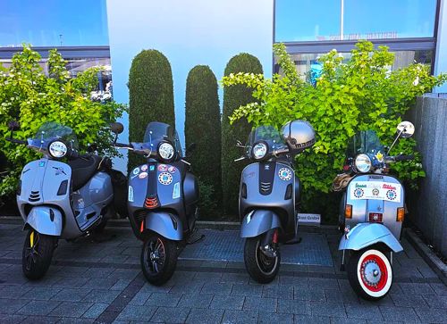 Spontan-Ausfahrt "ACE Cafe"  Vespa Meet, Rothenburg 23.Mai 