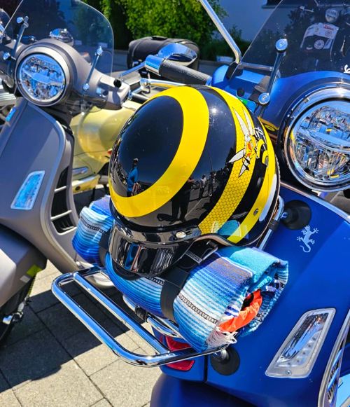 Spontan-Ausfahrt "ACE Cafe"  Vespa Meet, Rothenburg 23.Mai 