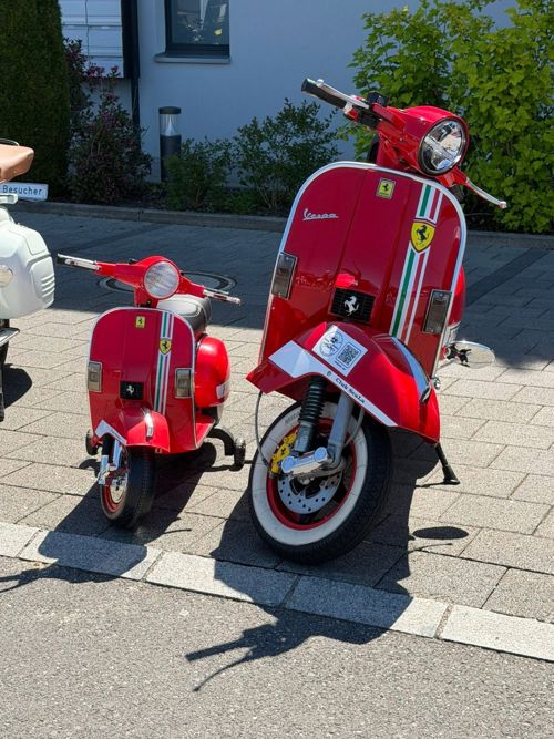 Spontan-Ausfahrt "ACE Cafe"  Vespa Meet, Rothenburg 23.Mai 