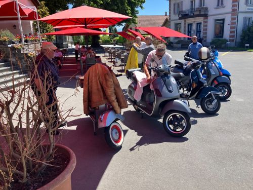 Spontan-Ausfahrt "ACE Cafe"  Vespa Meet, Rothenburg 23.Mai 